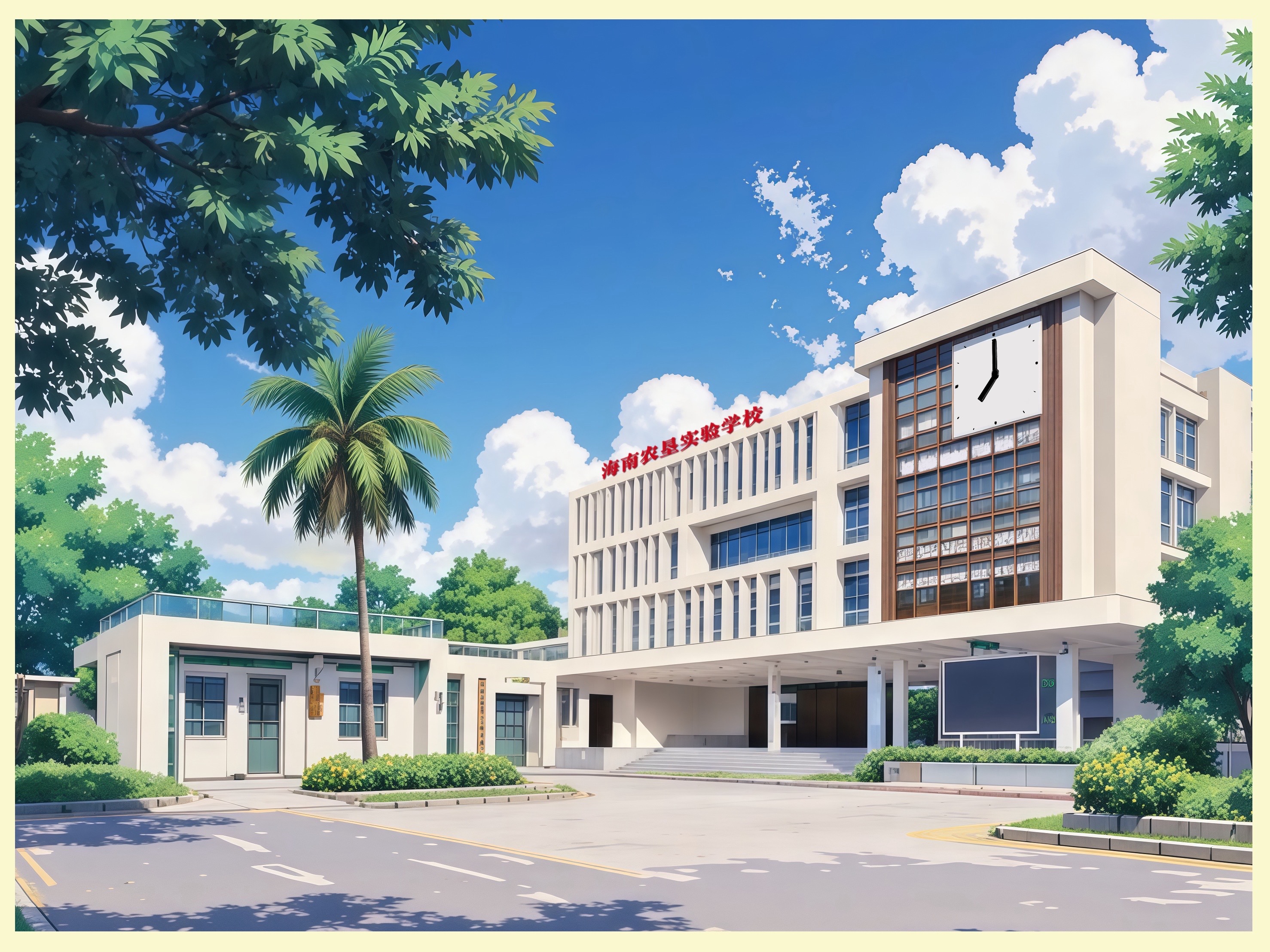陽光下的校園